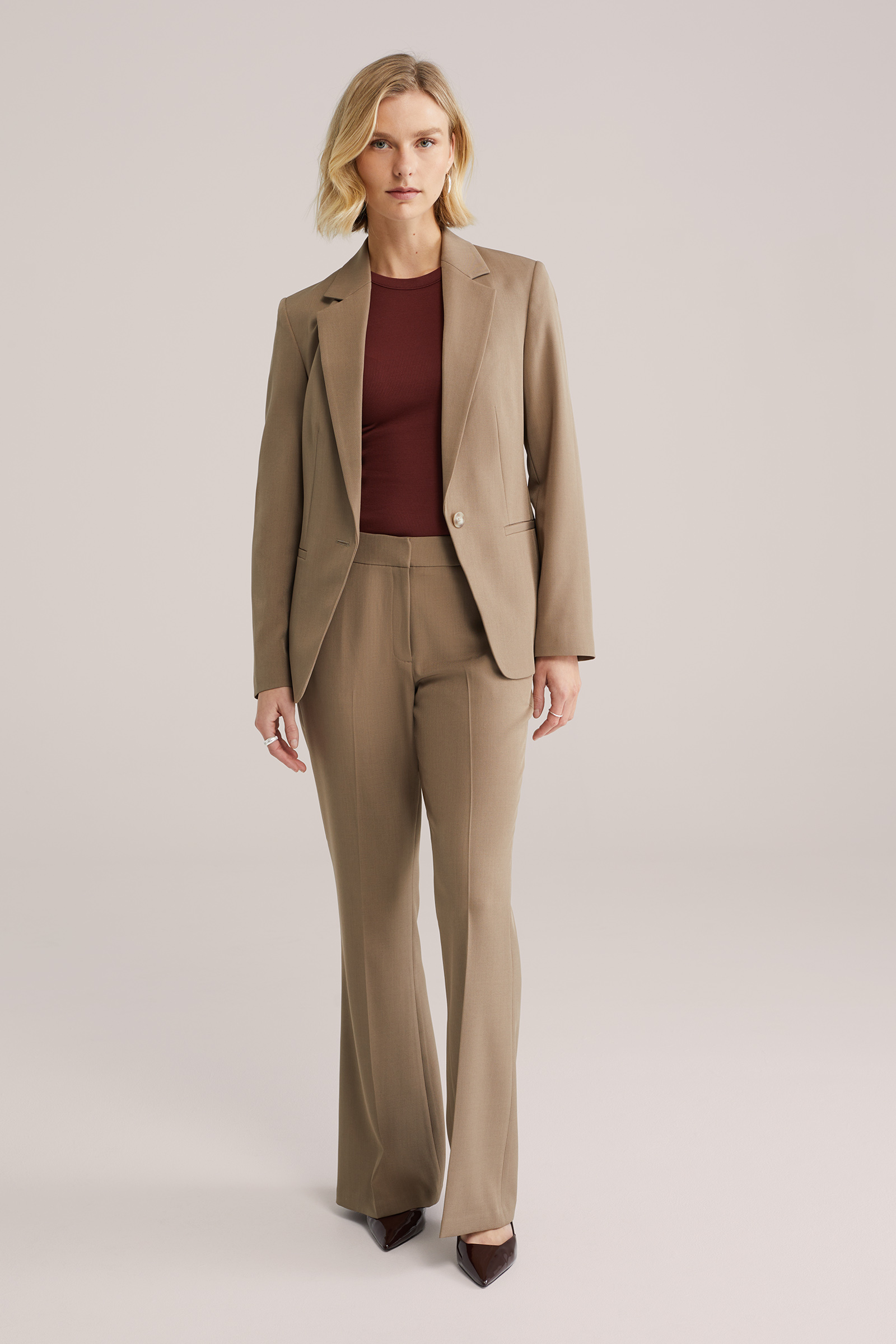 Dames slim fit blazer