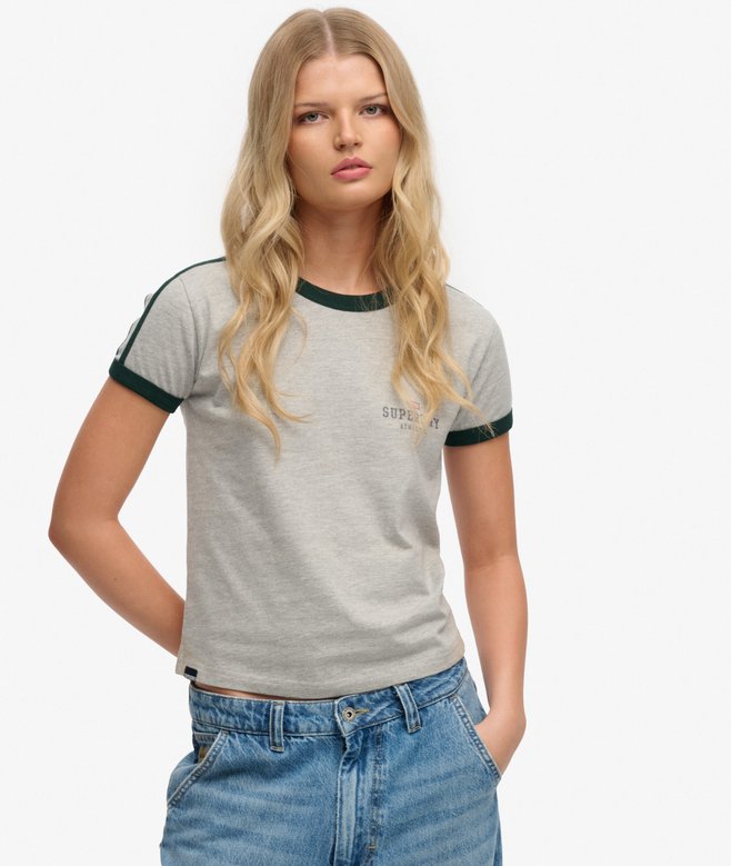 Athletic Essentials Graphic Ringer T-Shirt