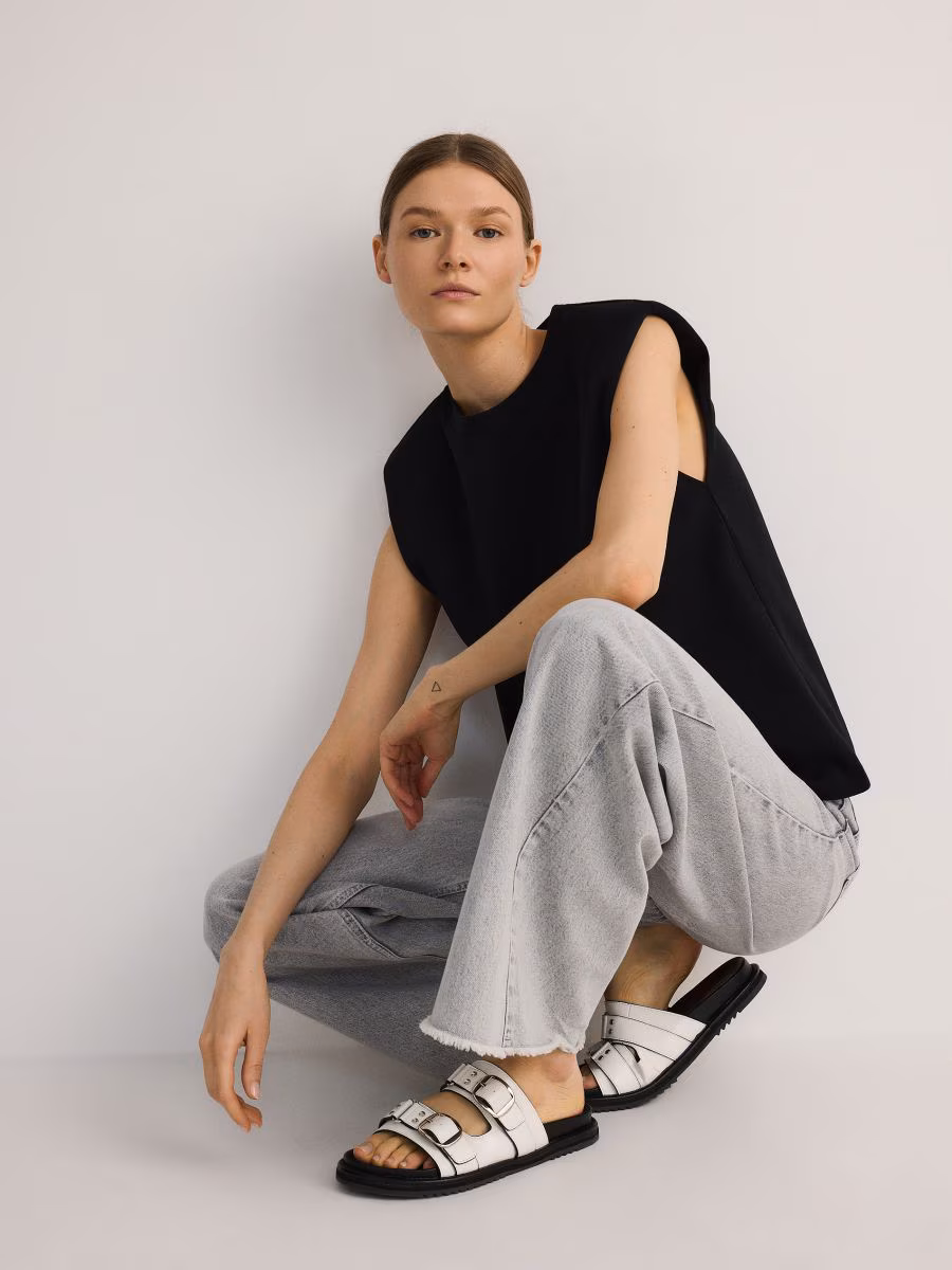 Padded Shoulder T-Shirt