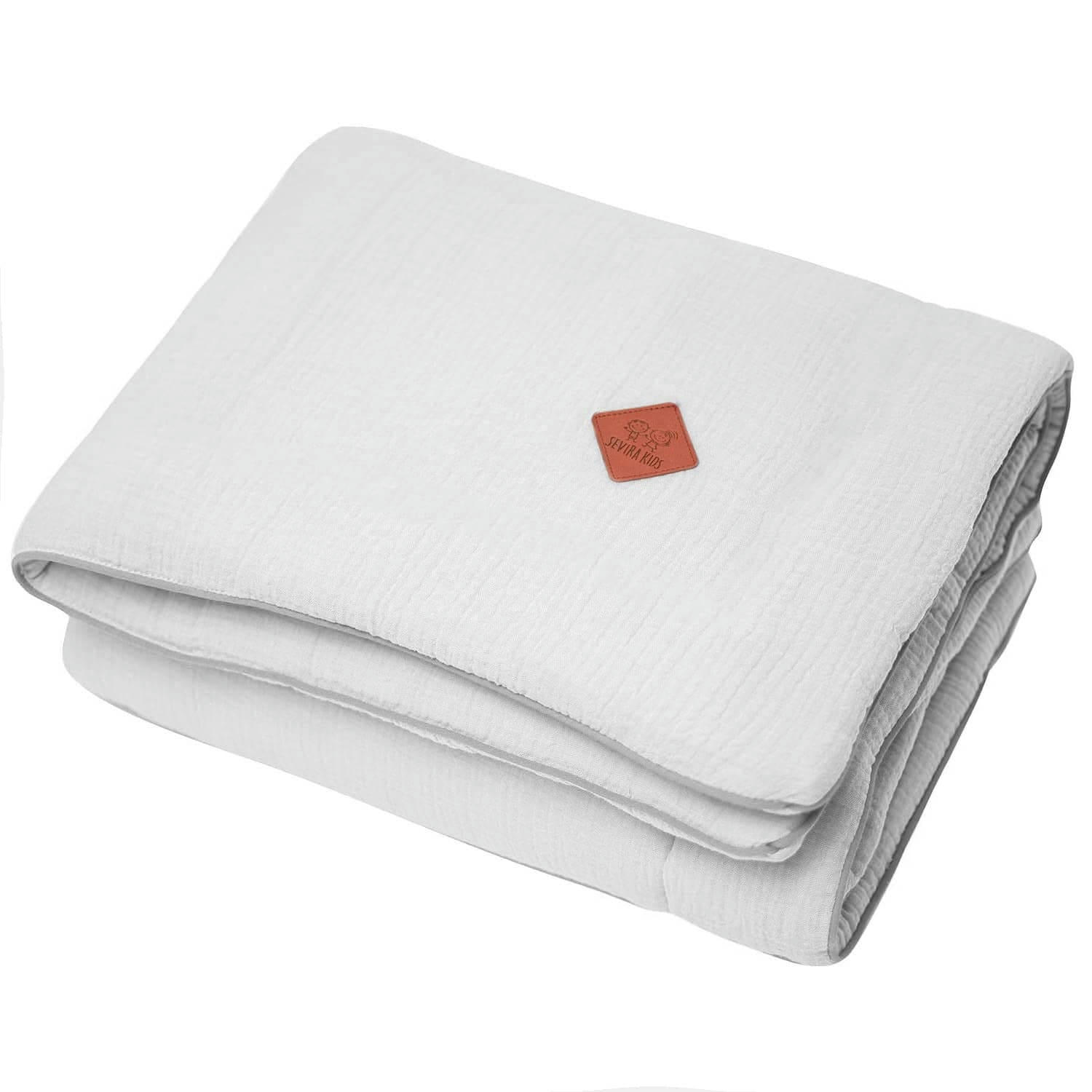 JEANNE - Ma première couverture en gaze de coton  100 x 70 cm