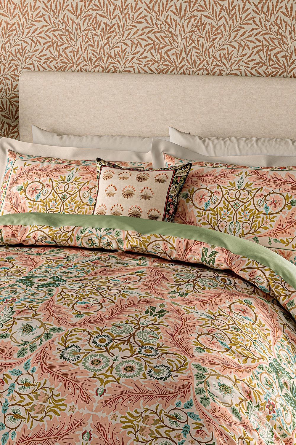 Morris & Co Earthly Paradise' Cotton Duvet Cover Set