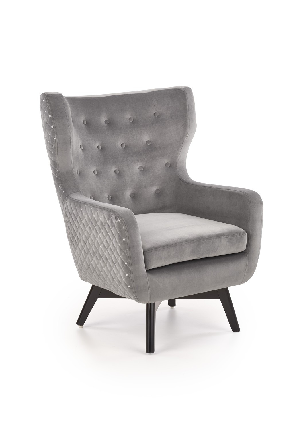 Fotel MARVEL VELVET szary