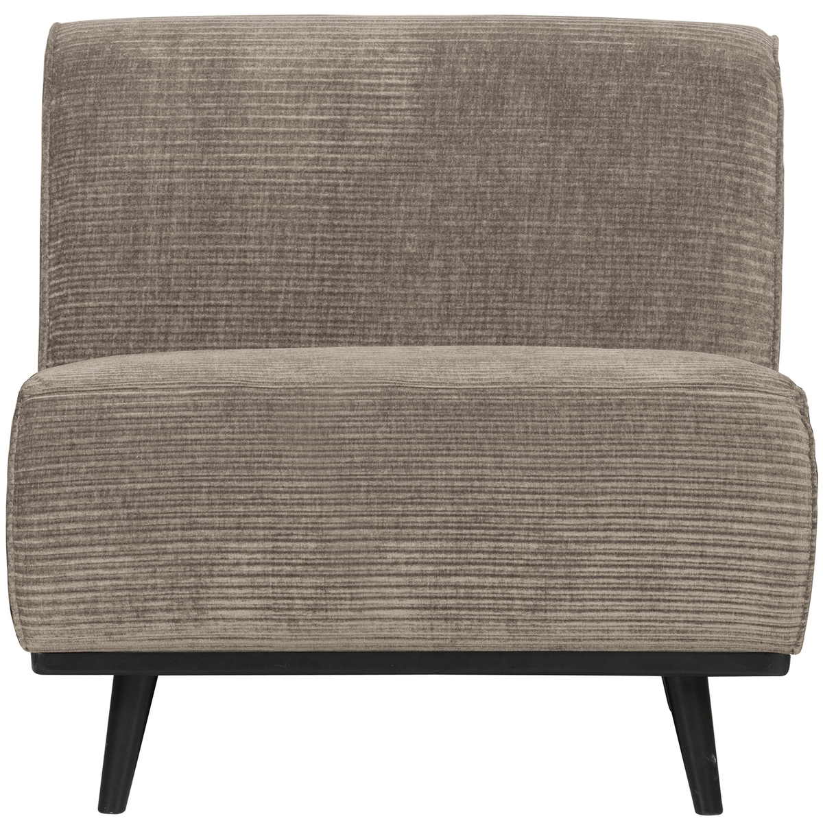 WOOOD 1-zits element Statement - Ribstof - Clay - 77x79x93