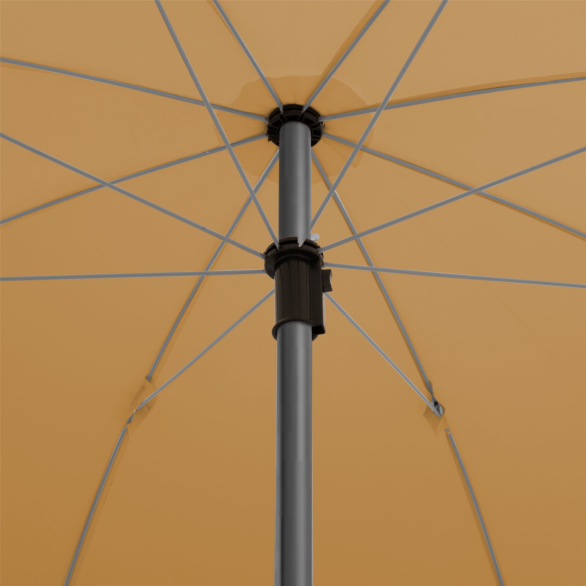 RICCIA - Parasol à franges D180cm - beige nèfle