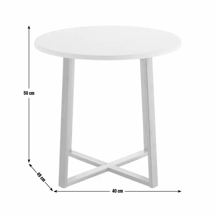 Habitat Drew Low Side Table - Bamboo
