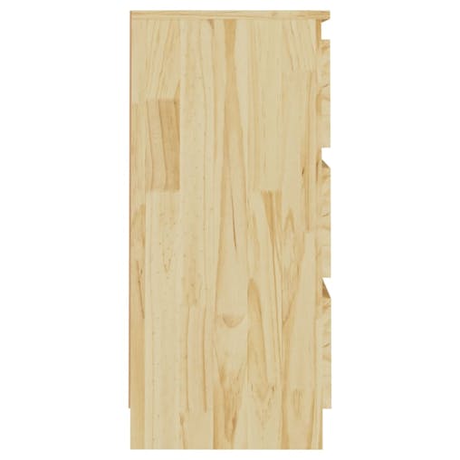 NNEVL Bedside Cabinets 2 pcs 40x29.5x64 cm Solid Pine Wood