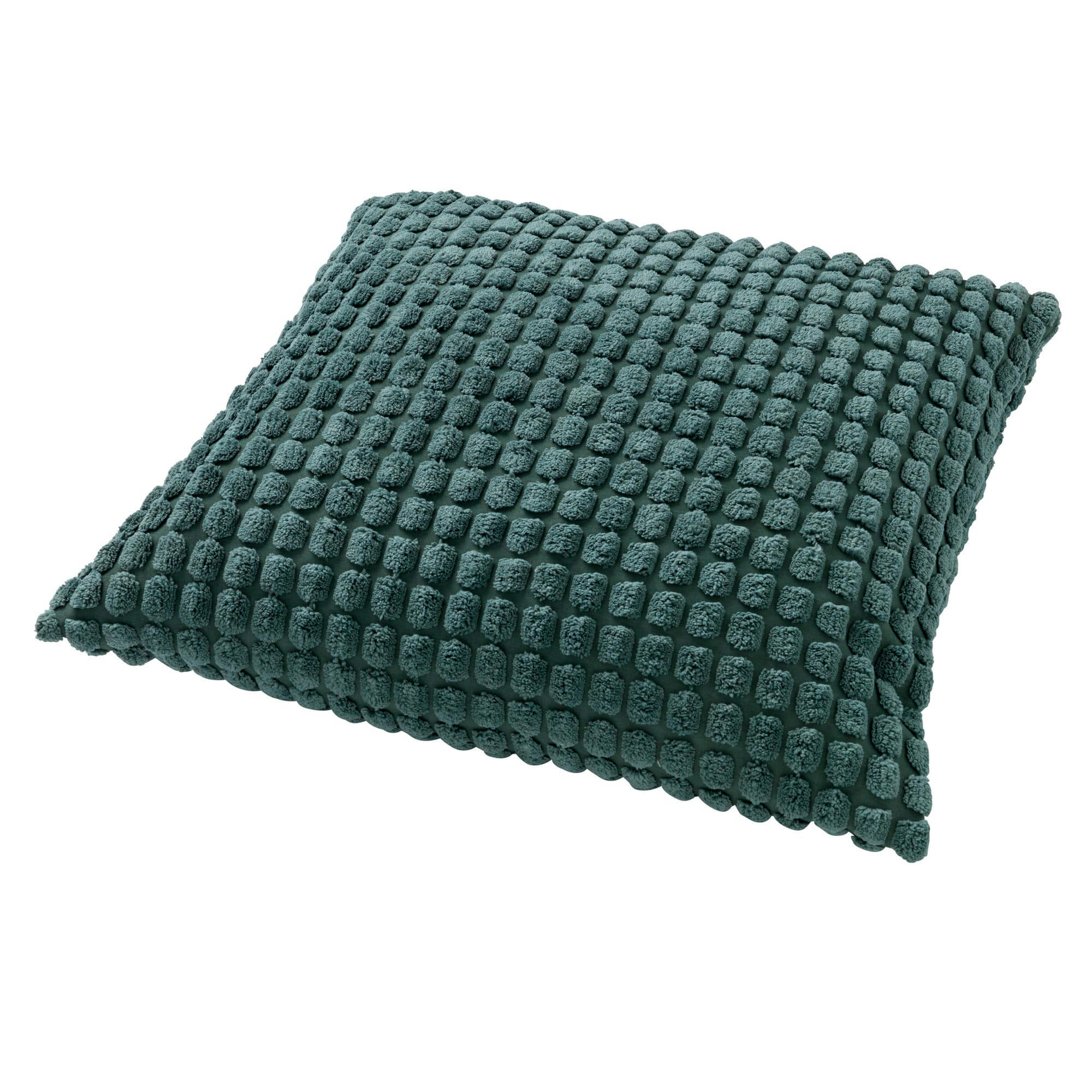 - Coussin - vert en velours 45x45 cm uni