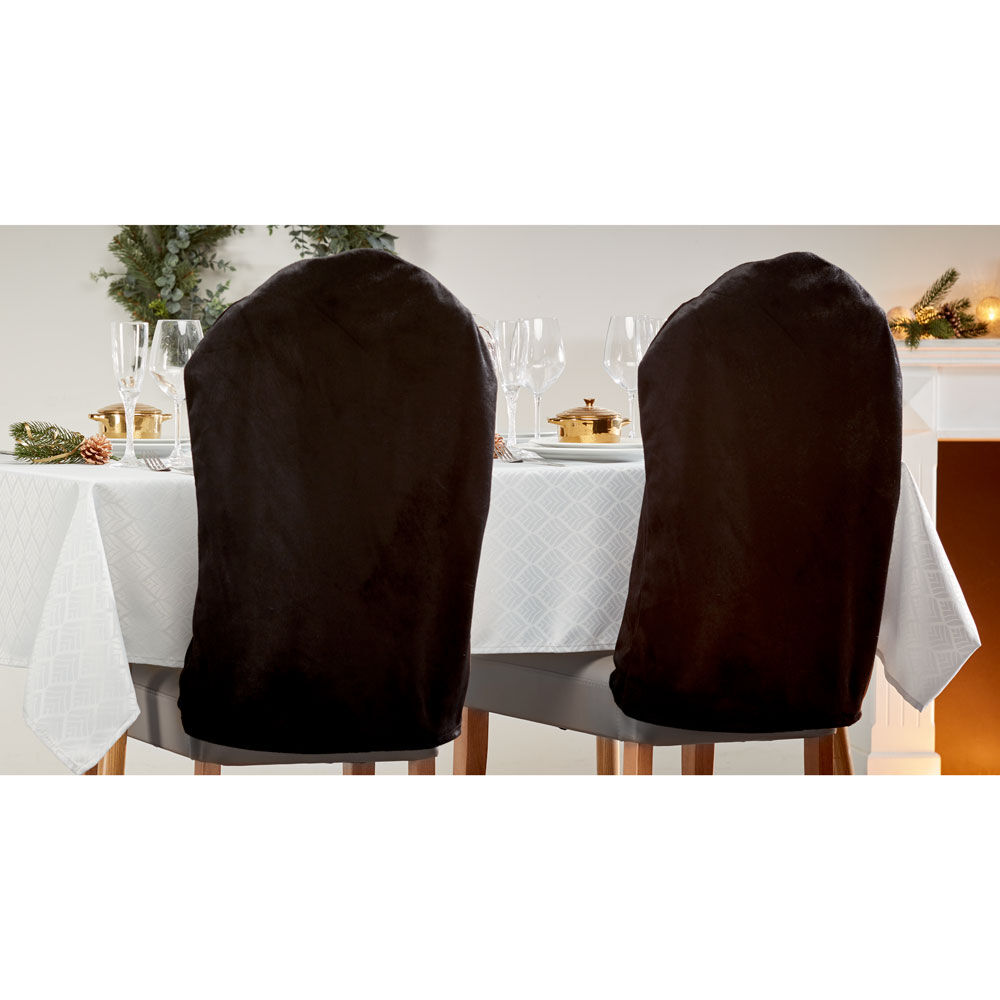 Housse de chaise noire