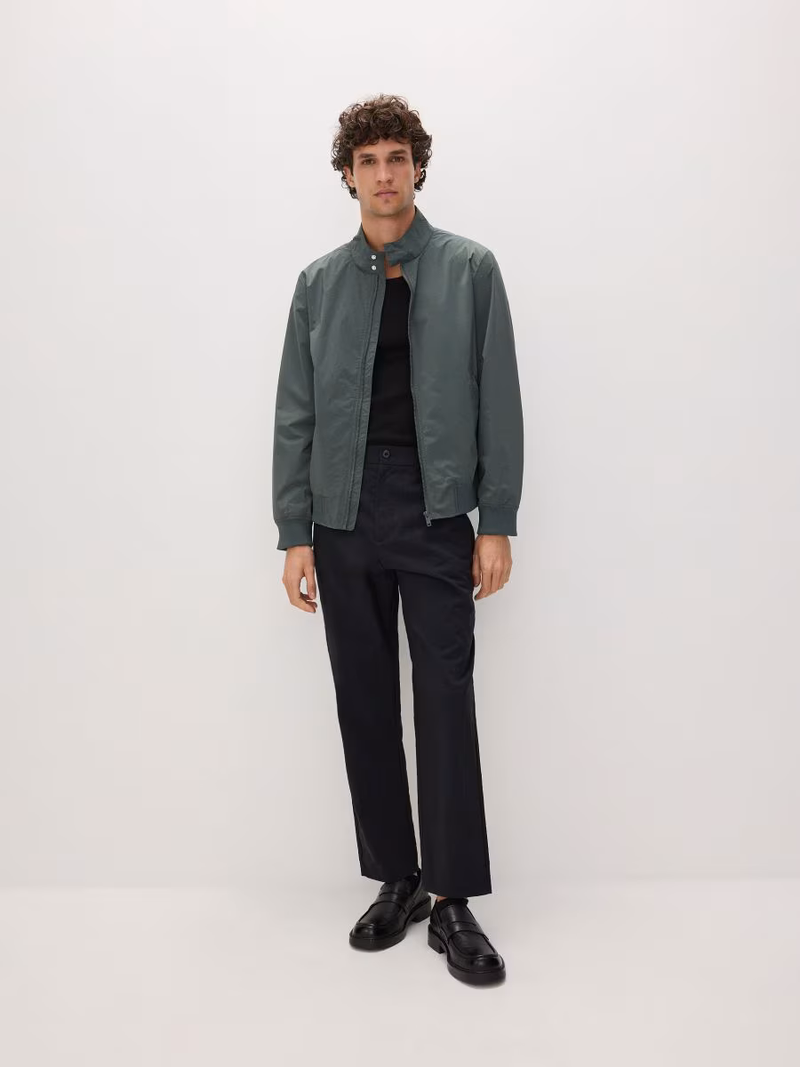 Jacket With Stand Up Collar
