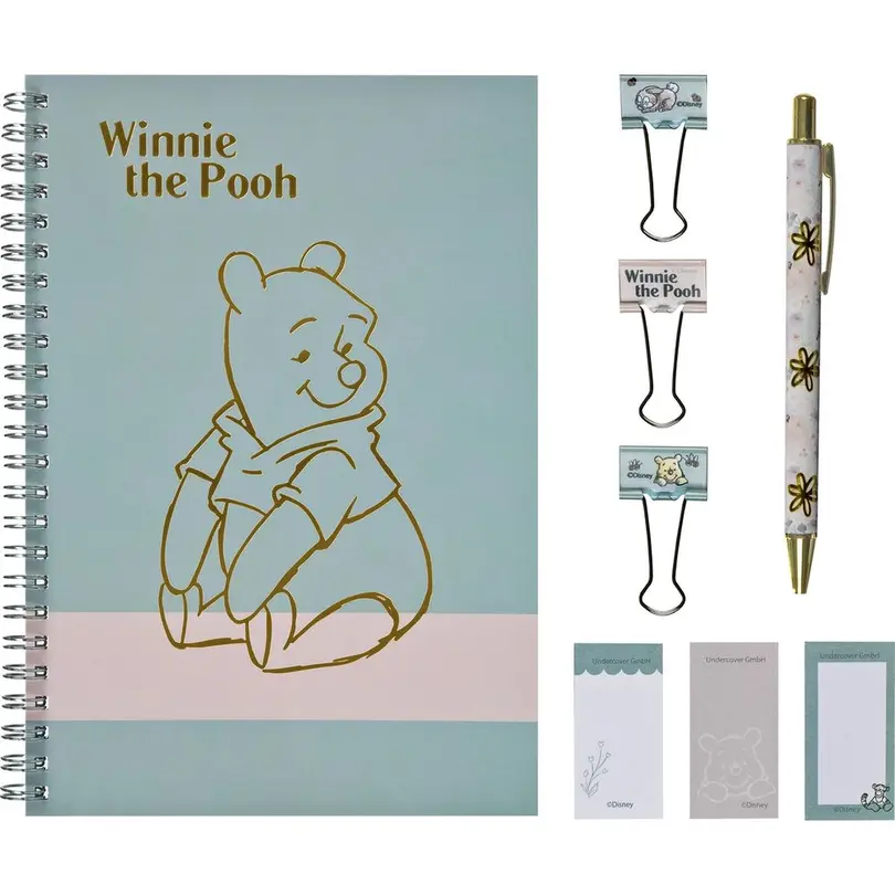 Notizbuch Set bestehend aus verschiedenen Artikeln Winnie the Pooh