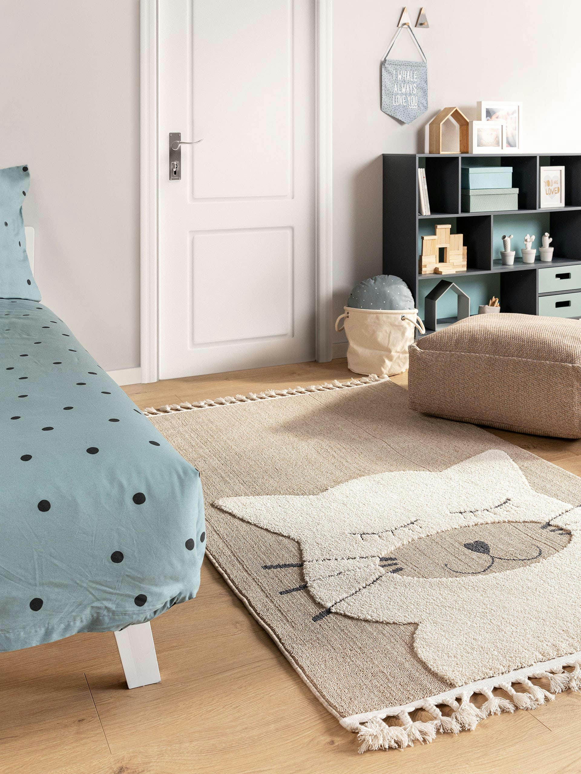 MOMO - Tapis enfant beige 160x230