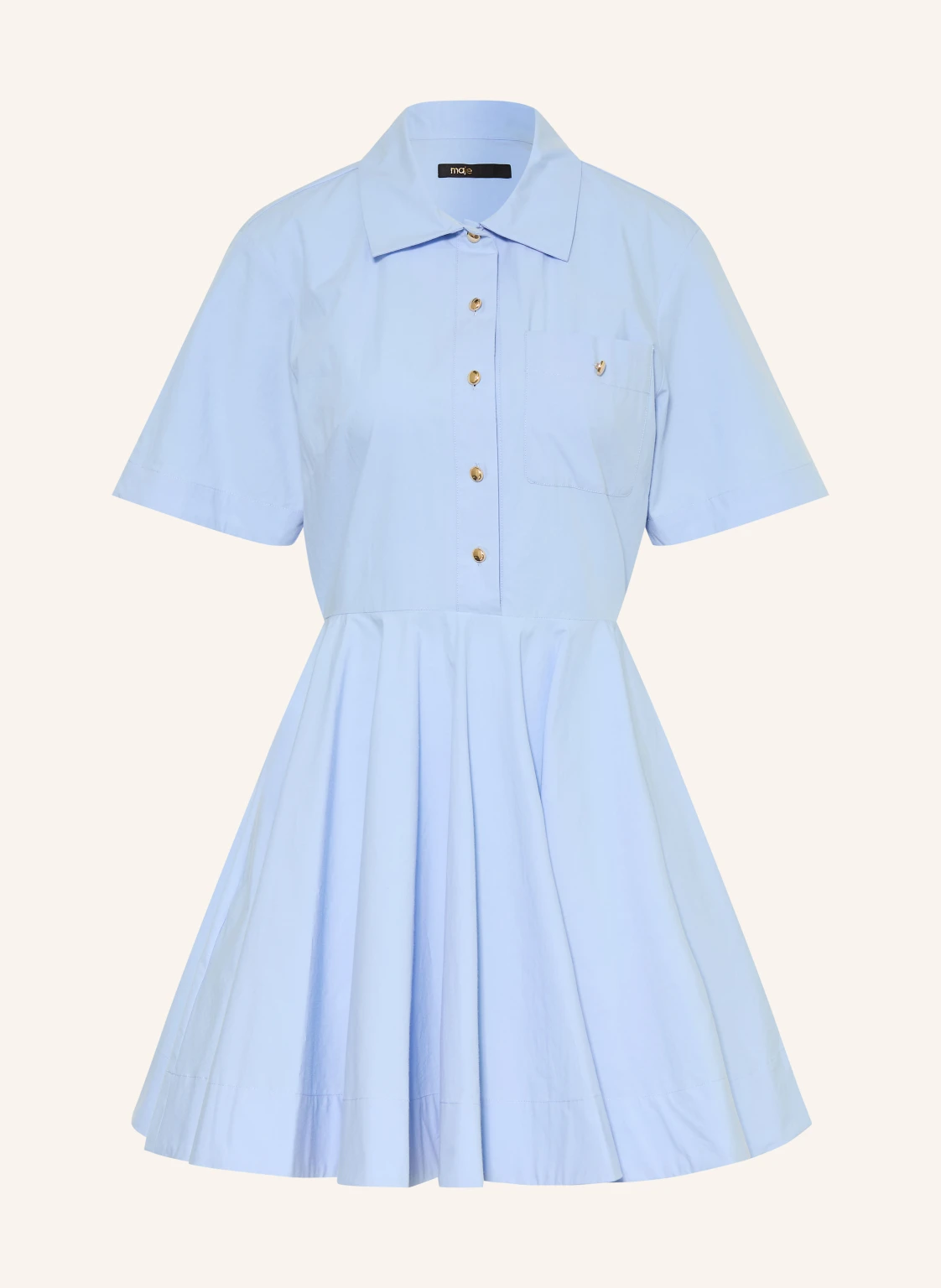 maje Hemdblusenkleid