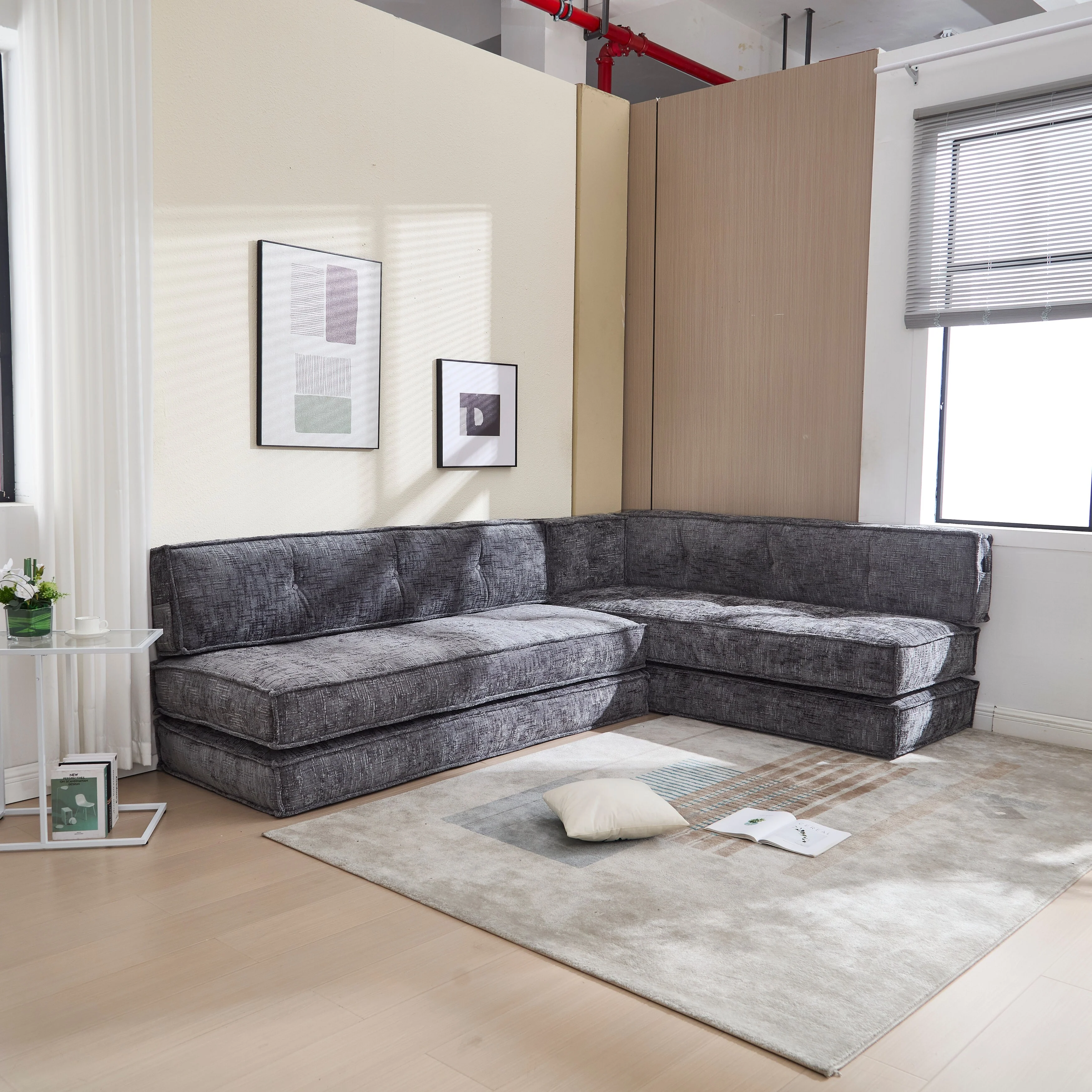 Chenille Material, Can Be Combined At Will, Complete Compression Without Installation