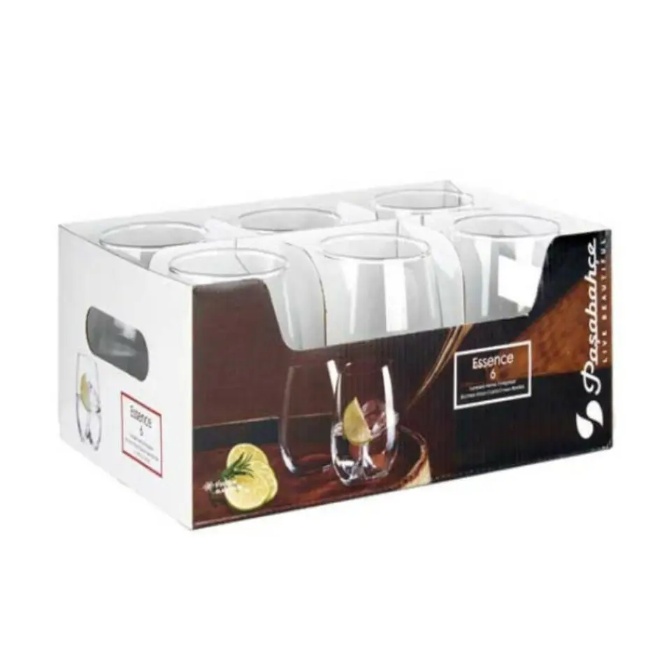 Pasabahce Drinkglazen/waterglazen - luxe glas - 6x - 350 ml
