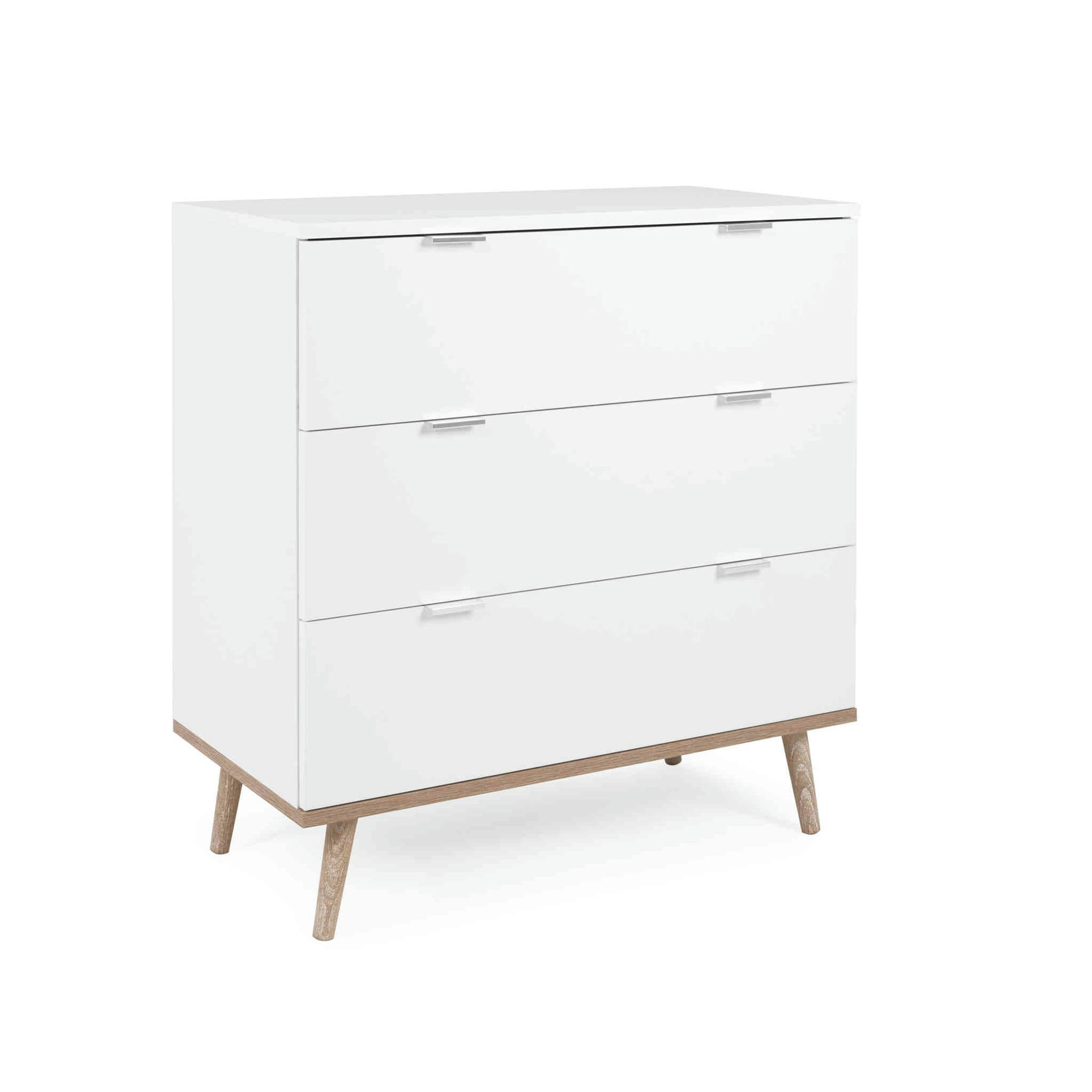 - Commode 3 tiroirs blanc