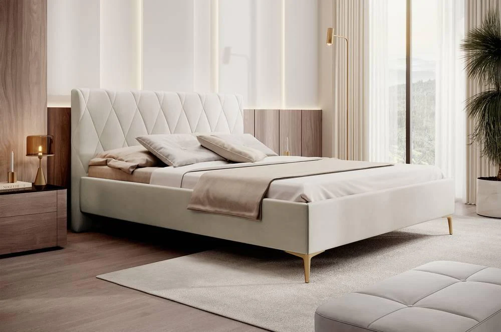 Bedframe Ticaro velvet 180 x 200 cm