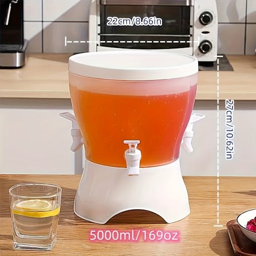 NNETM Rotary Beverage Dispenser with 3 Compartments