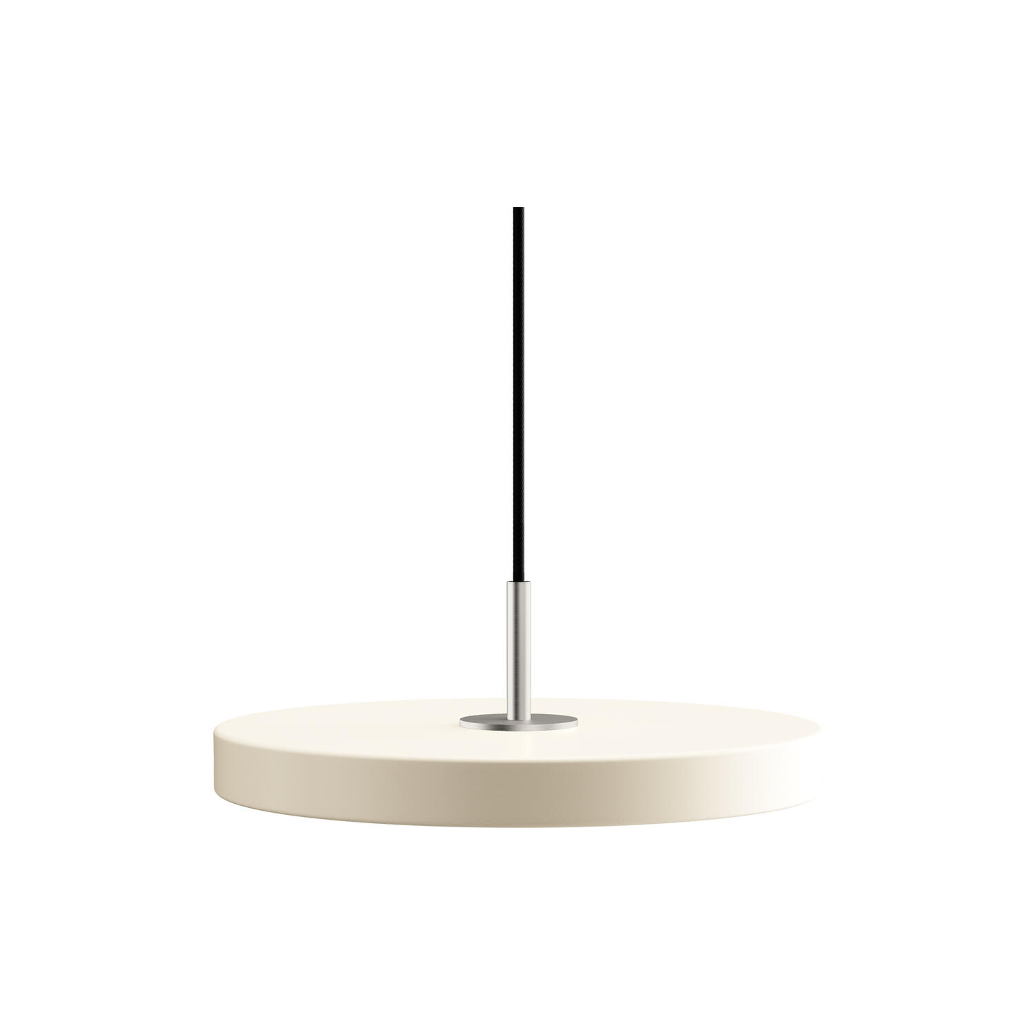 Asteria Plus Pendant, pearl white/steel