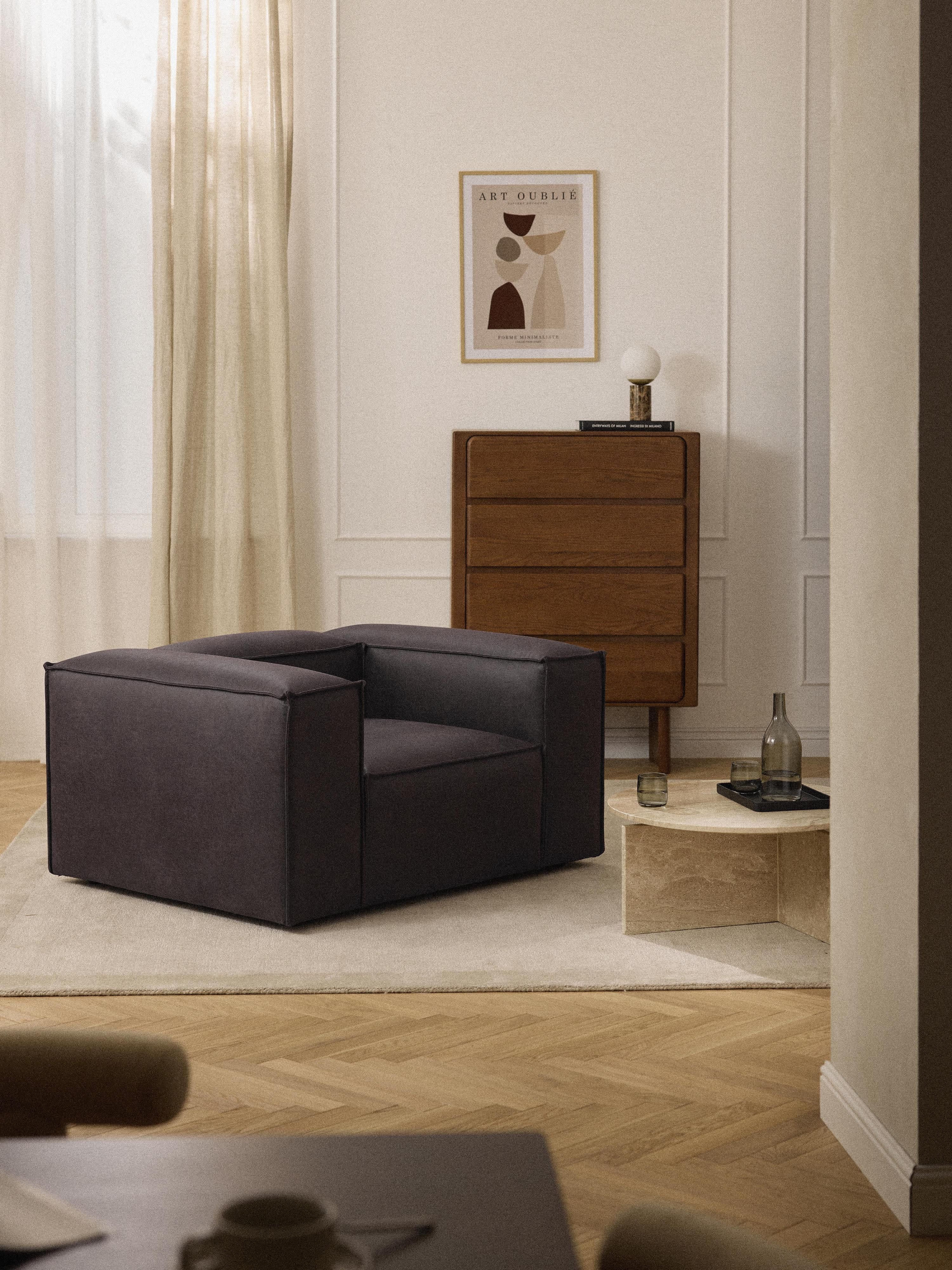 Sessel Lennon aus recyceltem Leder