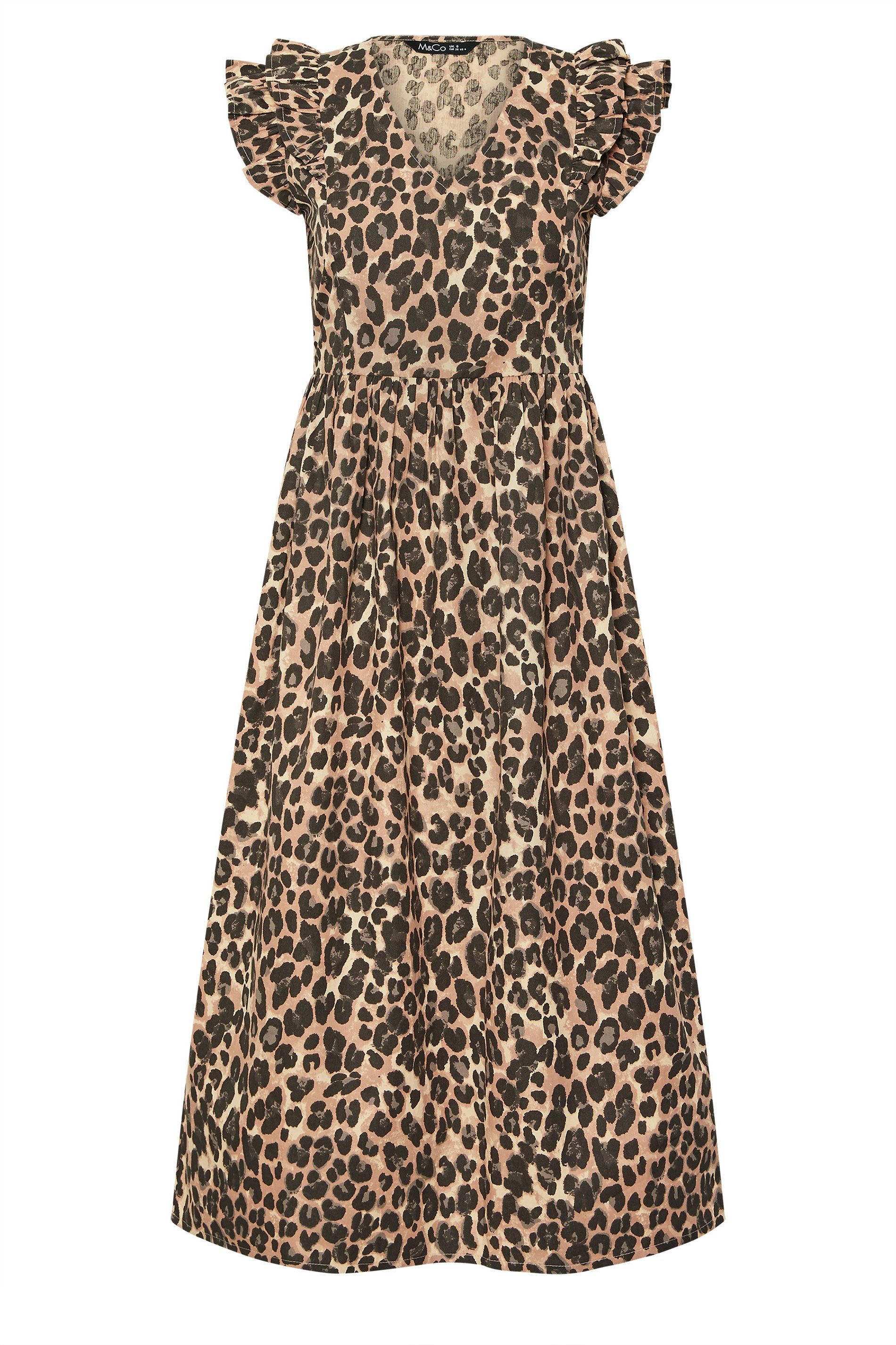 M&Co Petite Leopard Print Dress