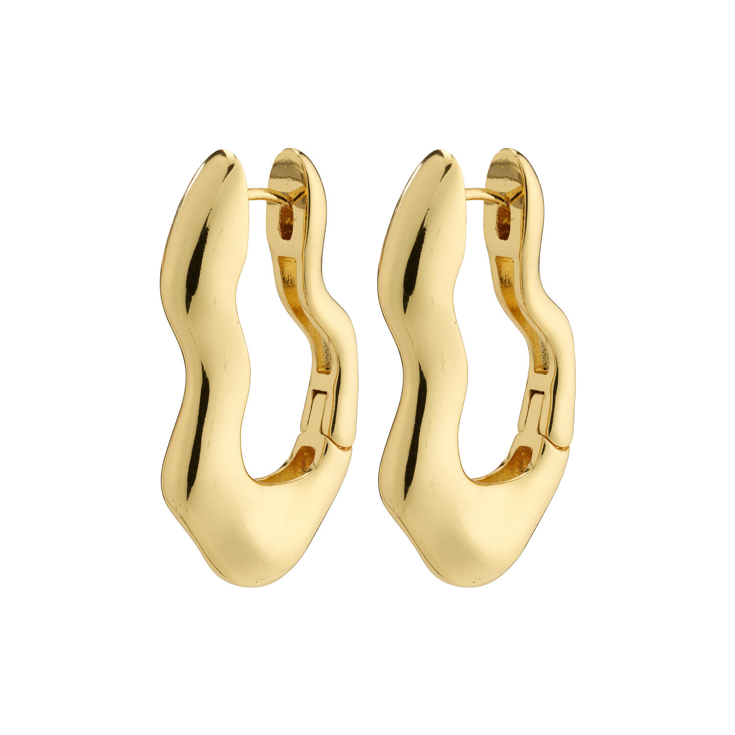 LOULIA Wavy øreringe, gold plated