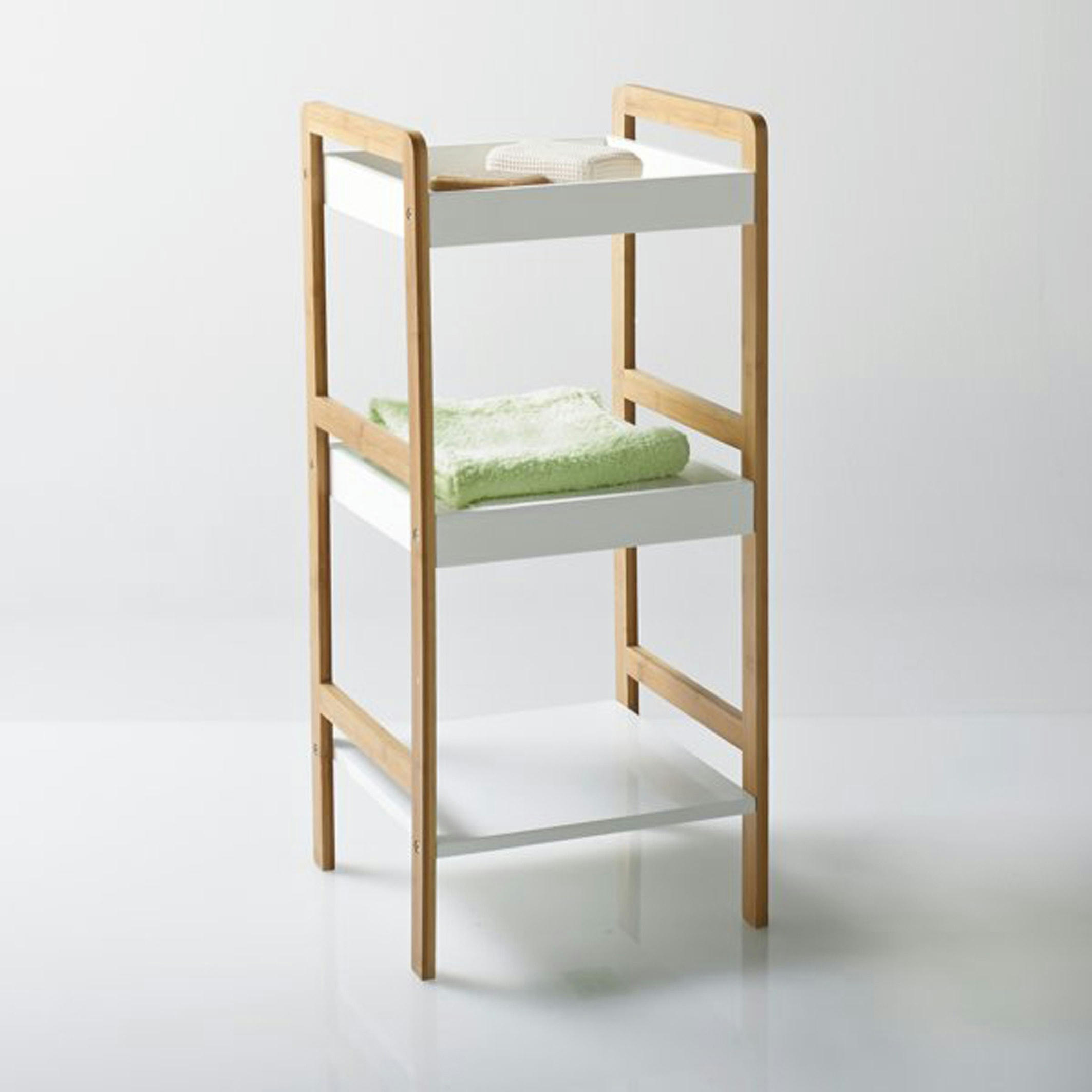 Étagère salle de bain, 3 plateaux, LINDUS