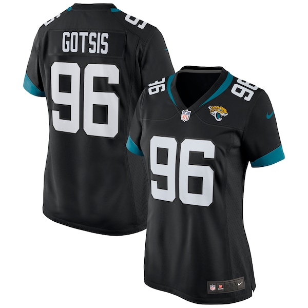 Adam Gotsis Jacksonville Jaguars Nike Women's Game Jersey - Black/Teal