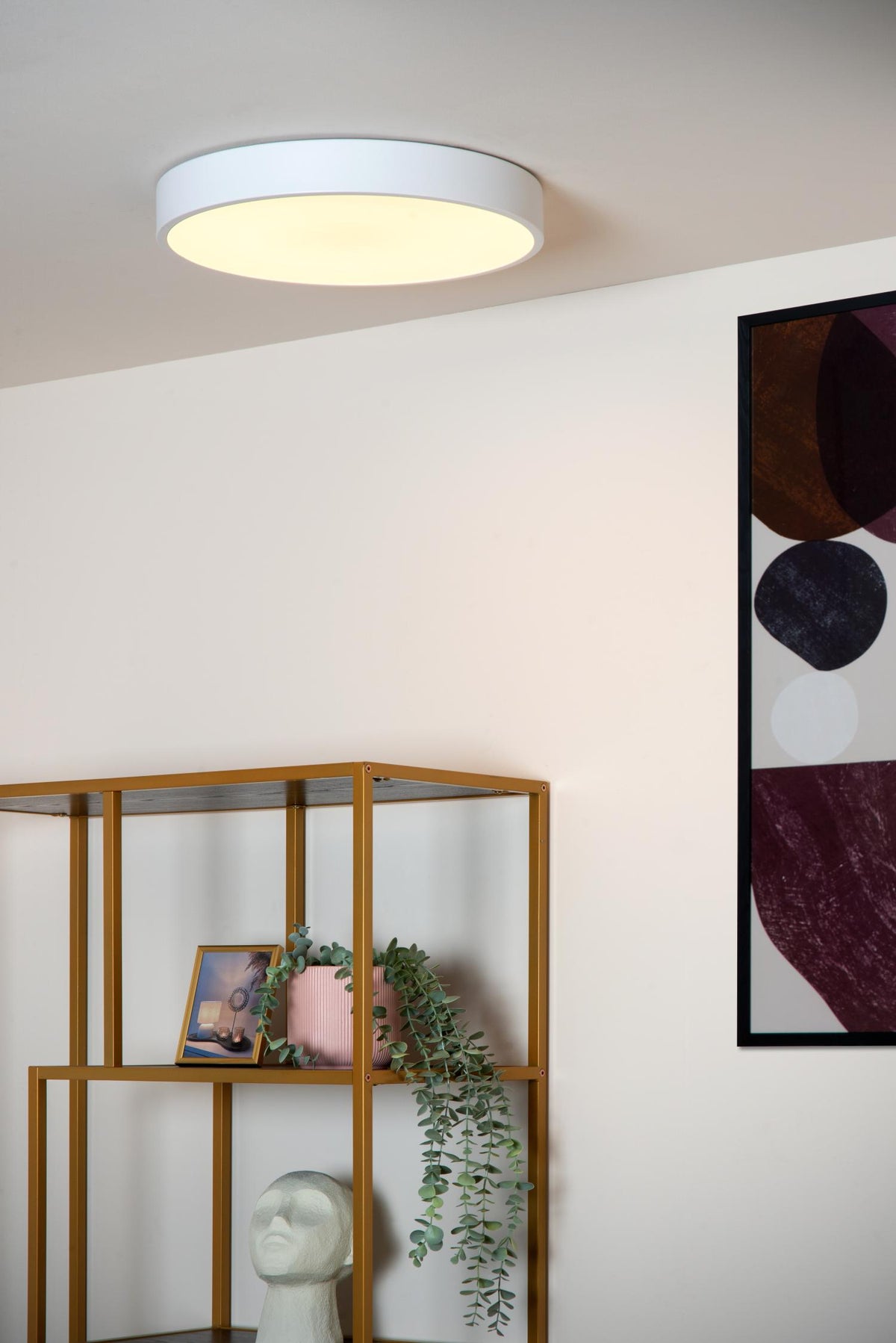 Lucide plafonnière UNAR - Geïntegreerde LED - Wit