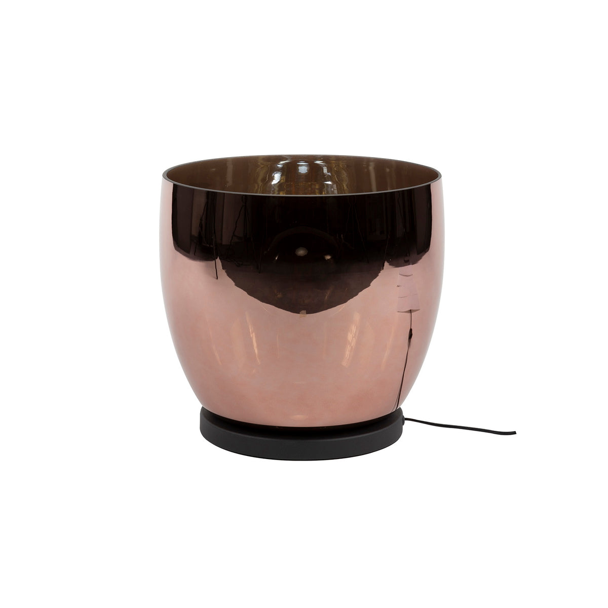 Giga Meubel Vloerlamp Up XL - Koper Glas - 1-Lichts - 33x33x32cm