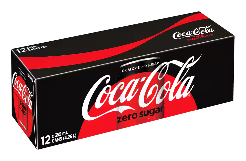 Coca-Cola Zero, 12 x 355-ml