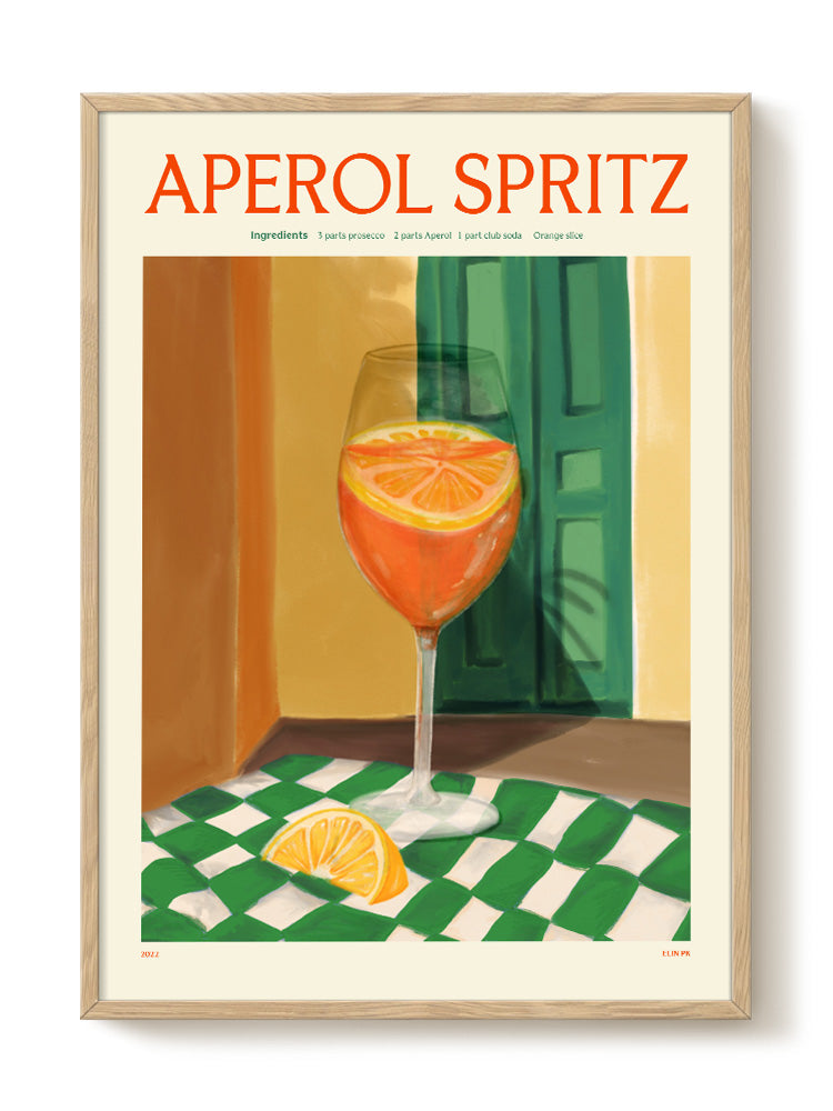 Elin PK - Aperol Spritz - PSTR studio Kunst Poster