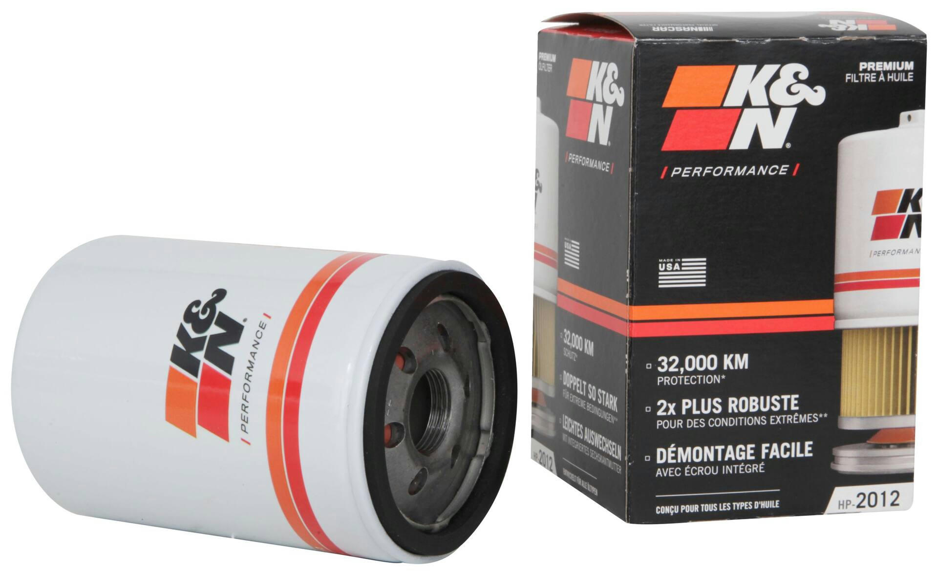 K&N HP2012 Performance Gold Oil Filter