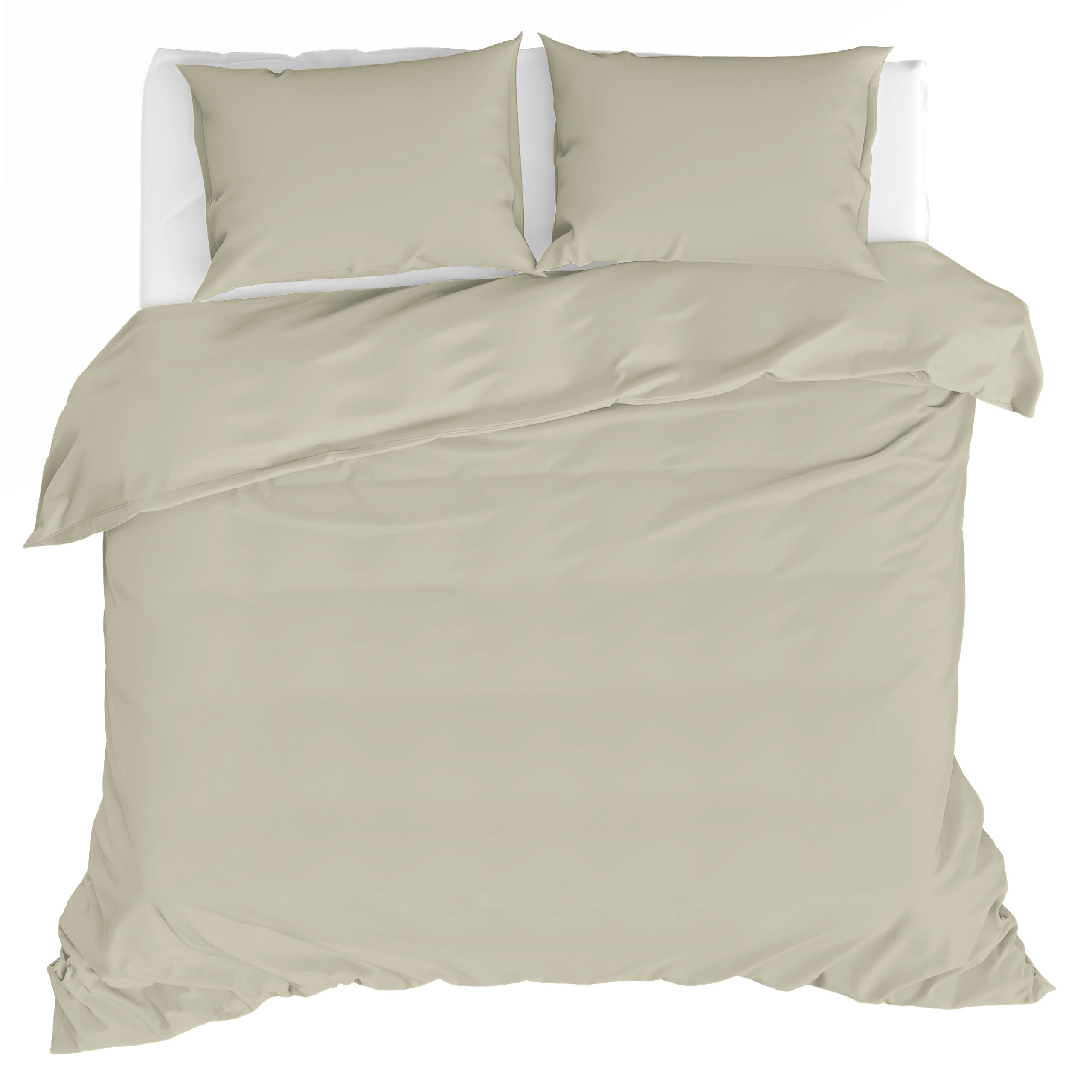 by fonQ Fresh Dekbedovertrek 200 x 200/220 cm - Sage Green