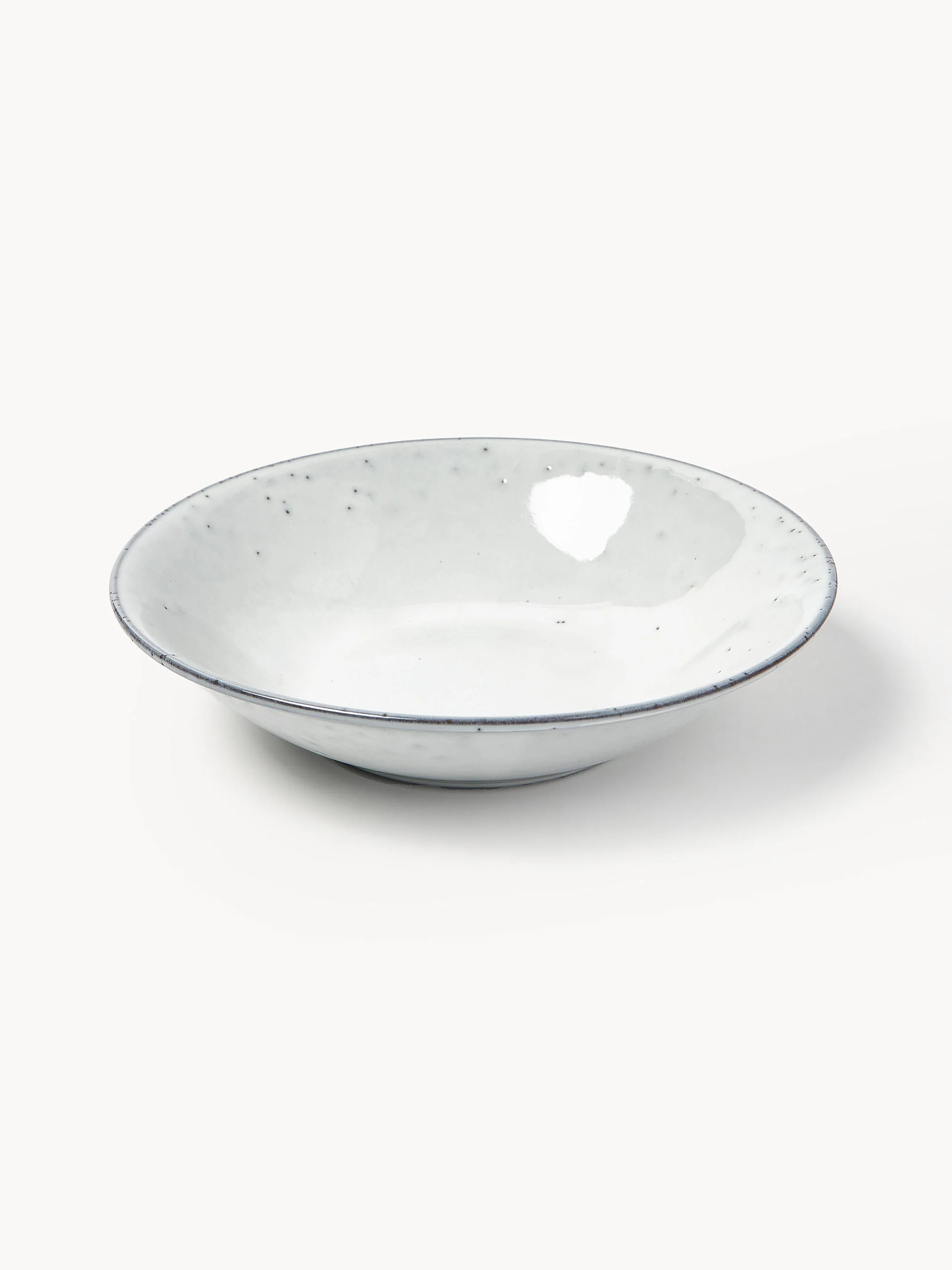Handgefertigte Suppenteller Nordic Sand, 4er-Set