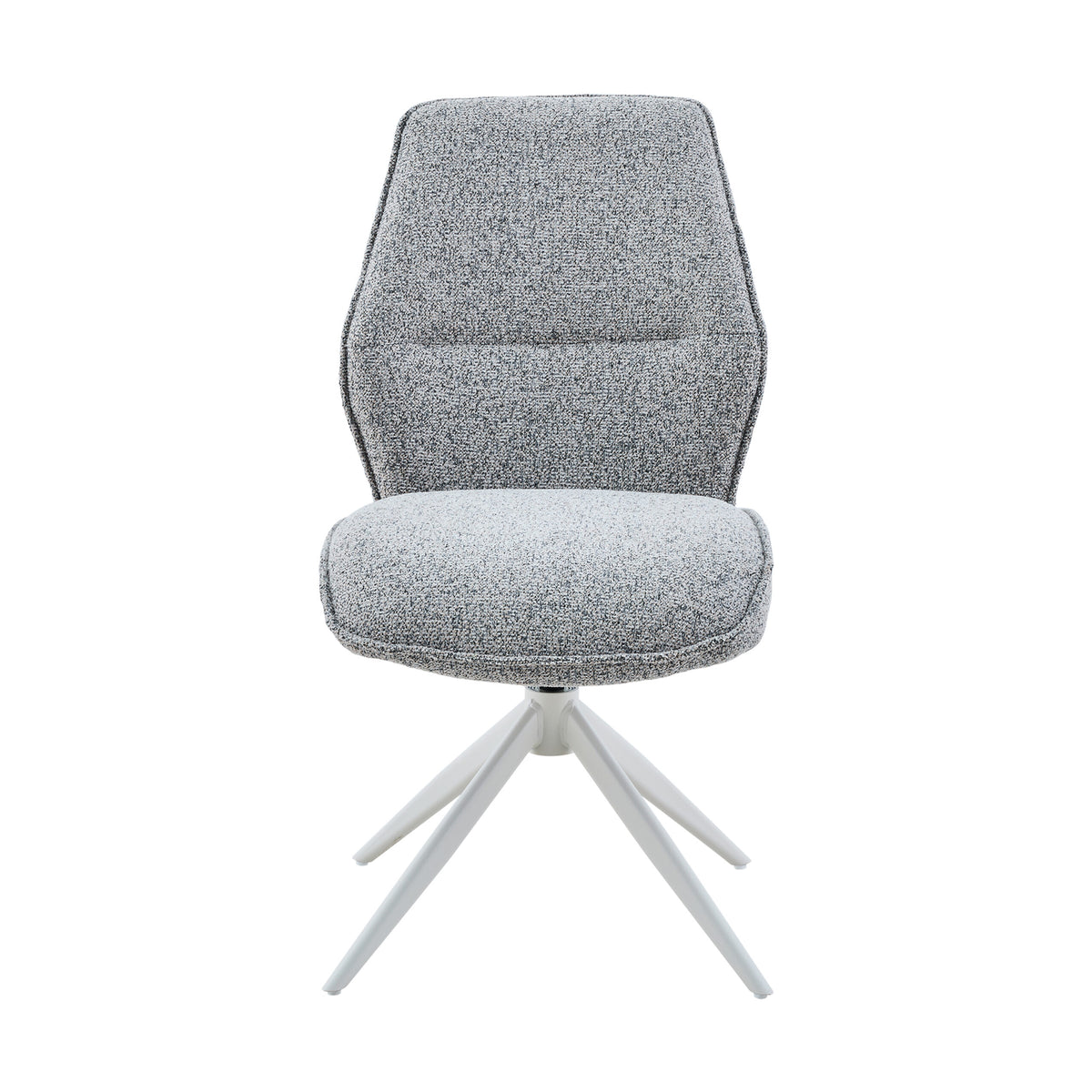 Starfurn eetkamerstoel Hera - grijs - 63x63x83cm - Set van 2