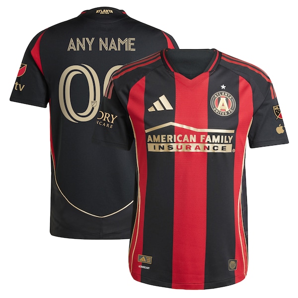 Atlanta United FC adidas 2025 The Connector Authentic Custom Jersey - Black