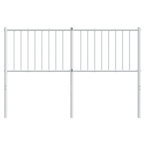 NNEVL Metal Headboard White 137 cm