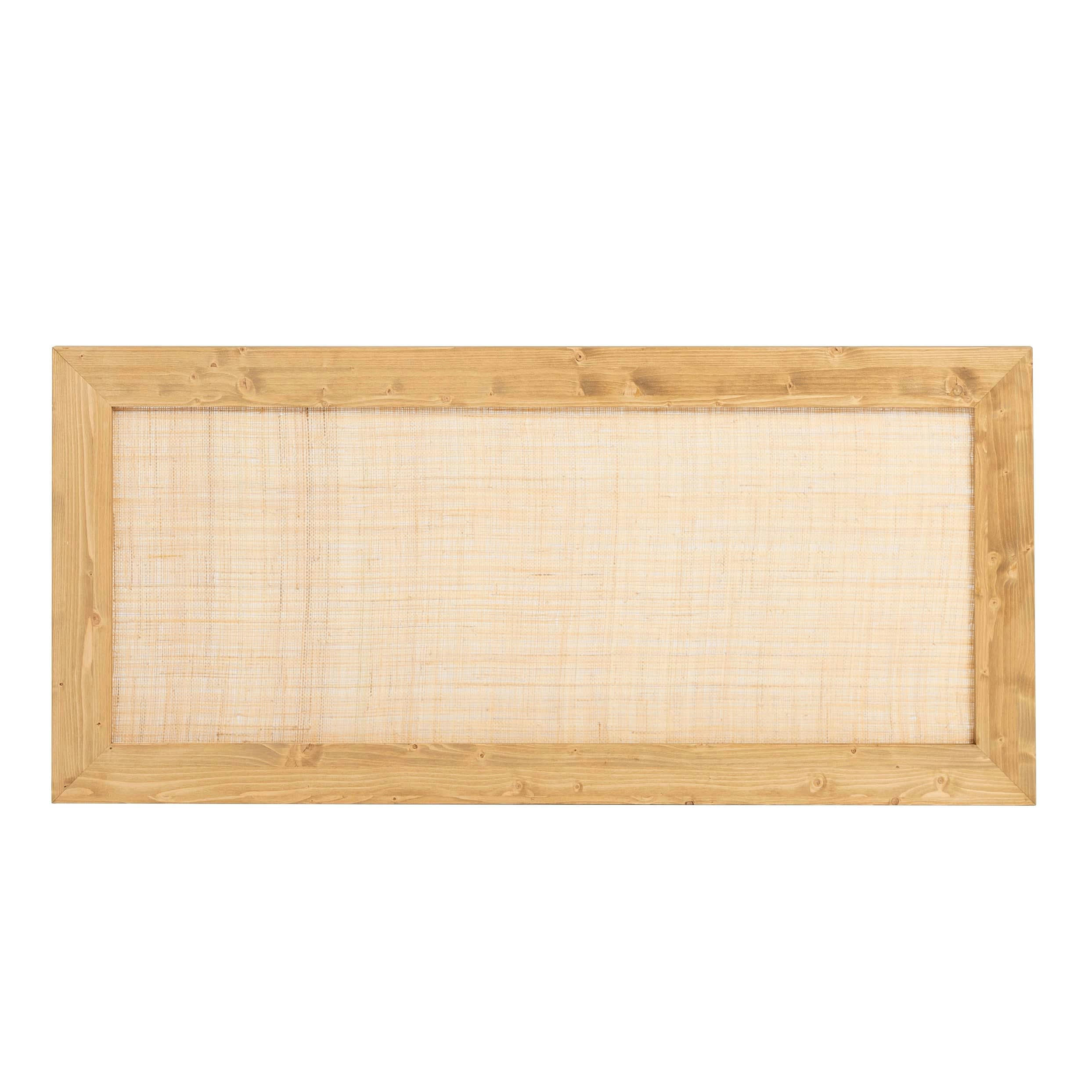 MARNIE - Tête de lit en bois de couleur naturel pour lit 150 cm