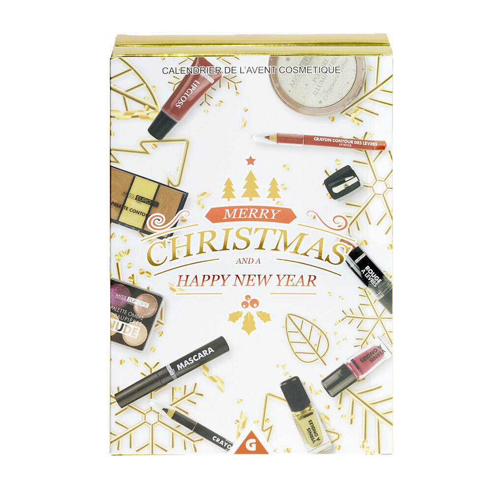 Calendrier de l'avent maquillage et beauté 24 cases