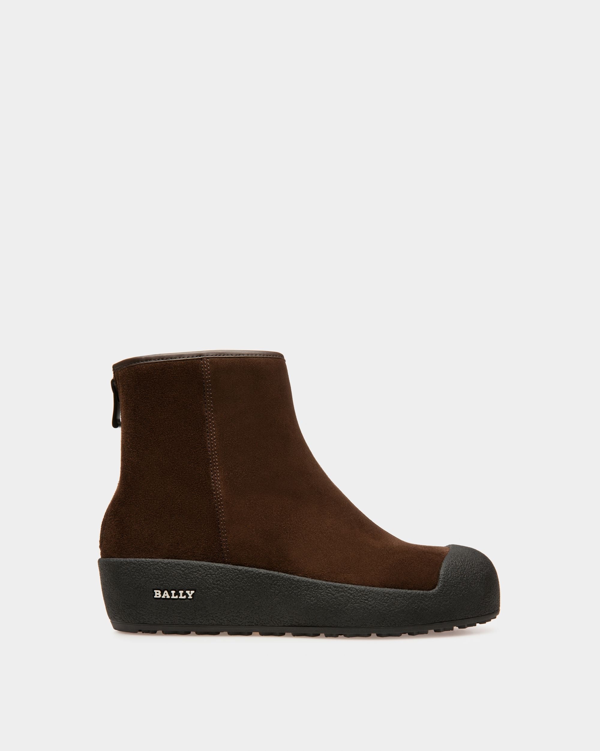 Guard Leder-Schneestiefel In Braun