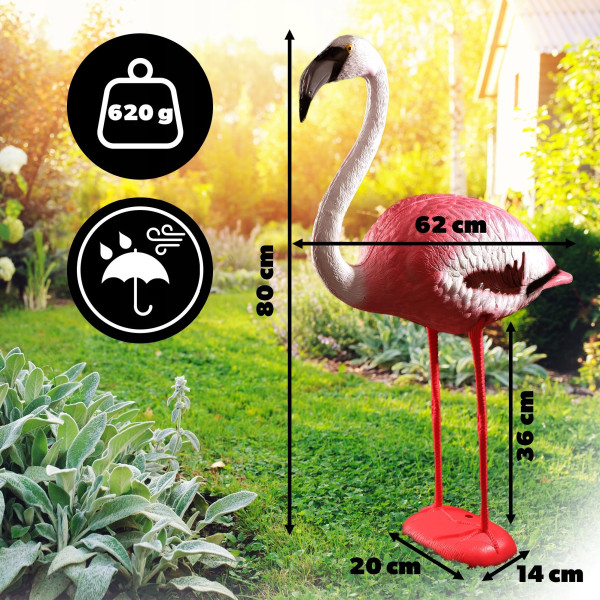 Figura Ogrodowa Figurka Ozdoba Ogrodu Flaming 80cm