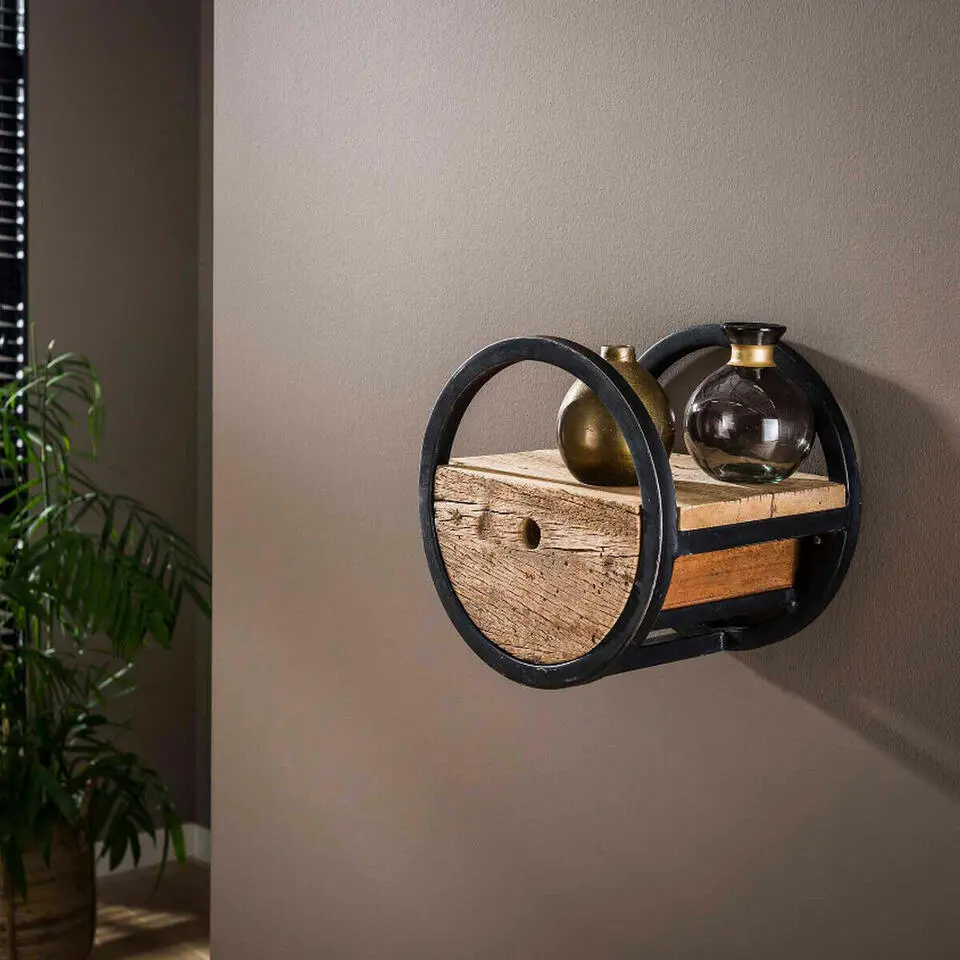 Fraaai - Wandschap Hardy met Lade 30 cm