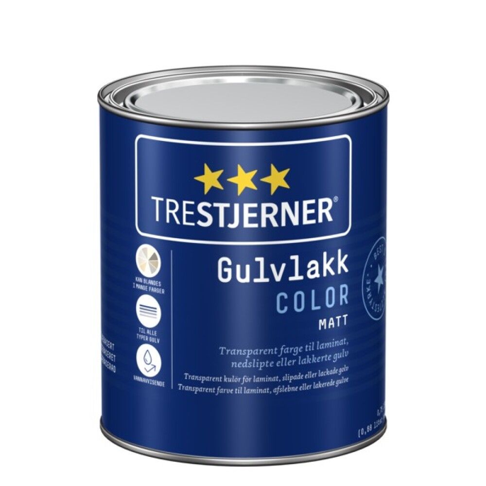 GULVLAKK TRESTJERNER COLOR MATT 0,68L