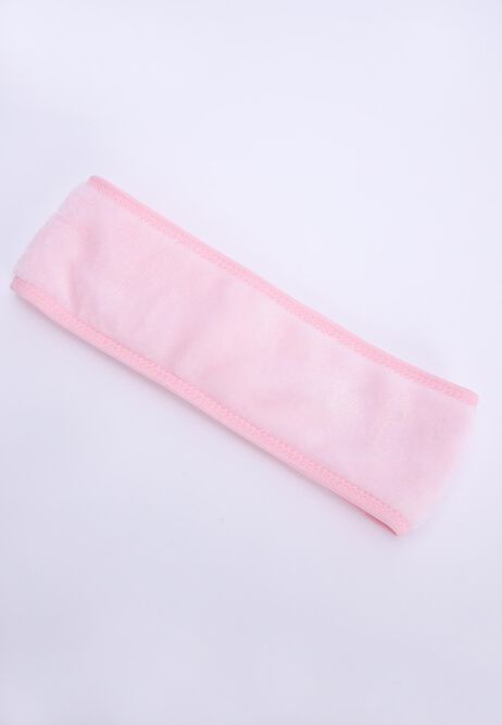 Womens Pink Fleece Beauty Headband
