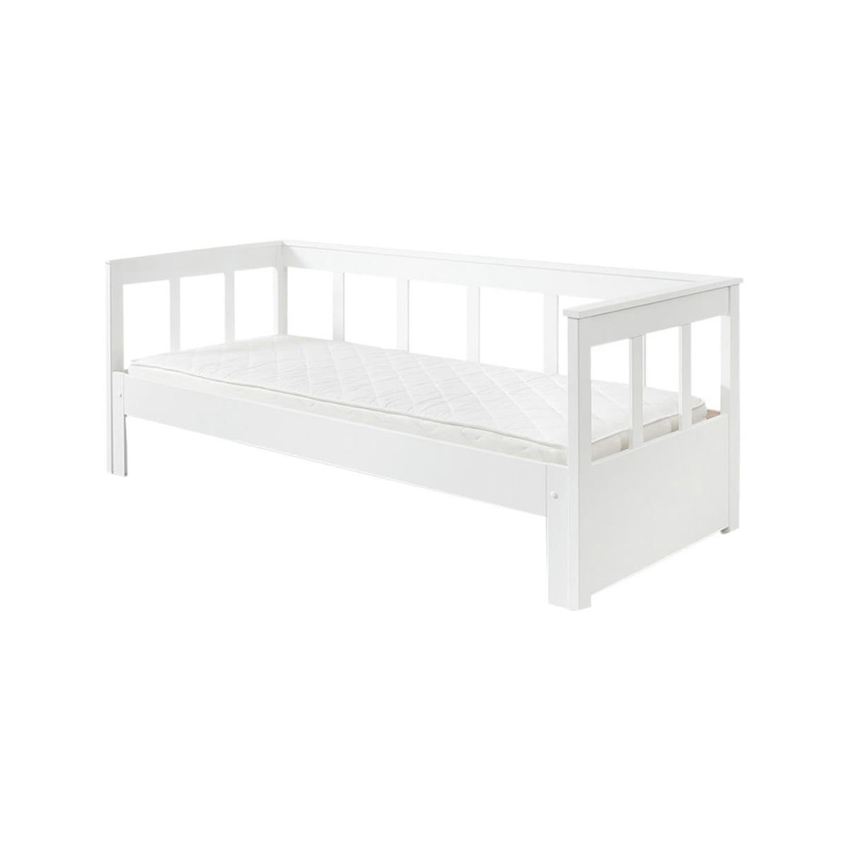 PINO - Lit extensible 90x200 blanc