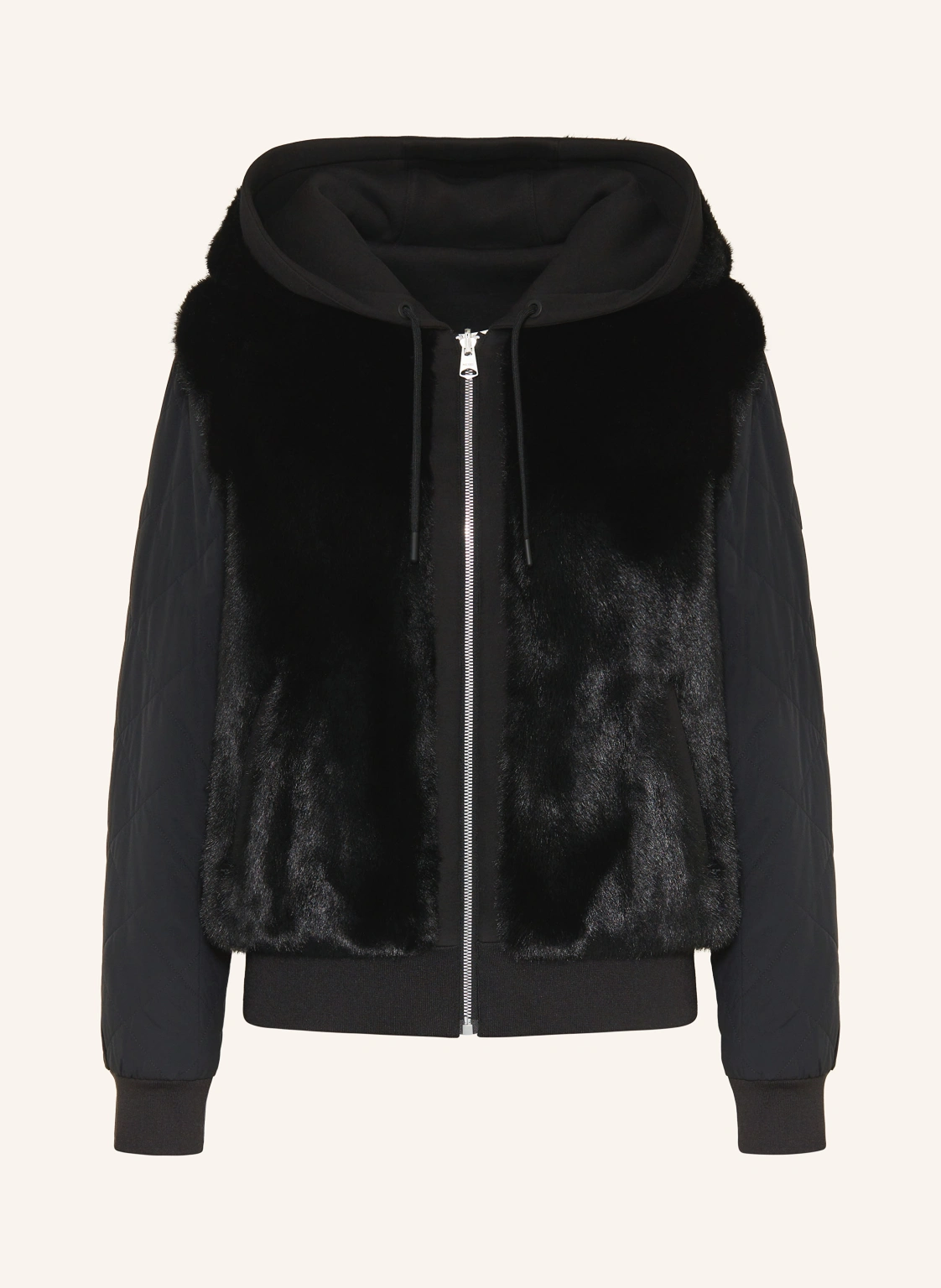 Mackage Sweatjacke zum Wenden mit Kunstfell