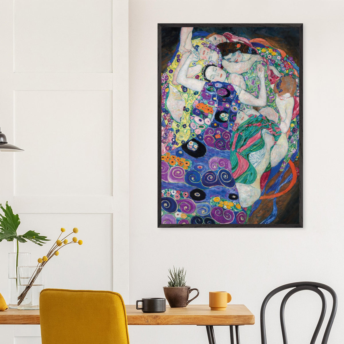 Artfulprints Poster Gustav Klimt - The maiden  - 70x100 cm - Meerkleurig