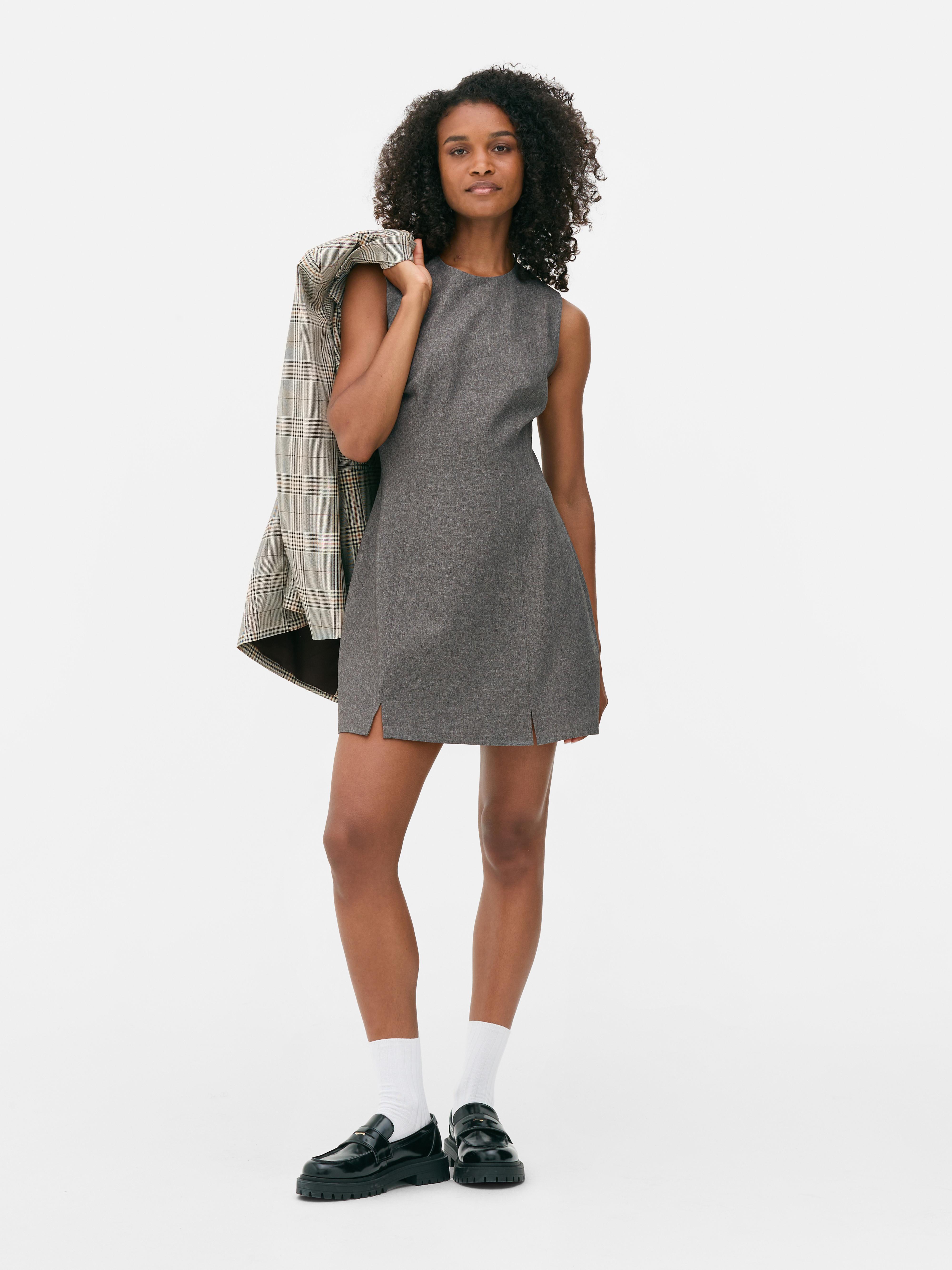 Tailored Mini Shift Dress