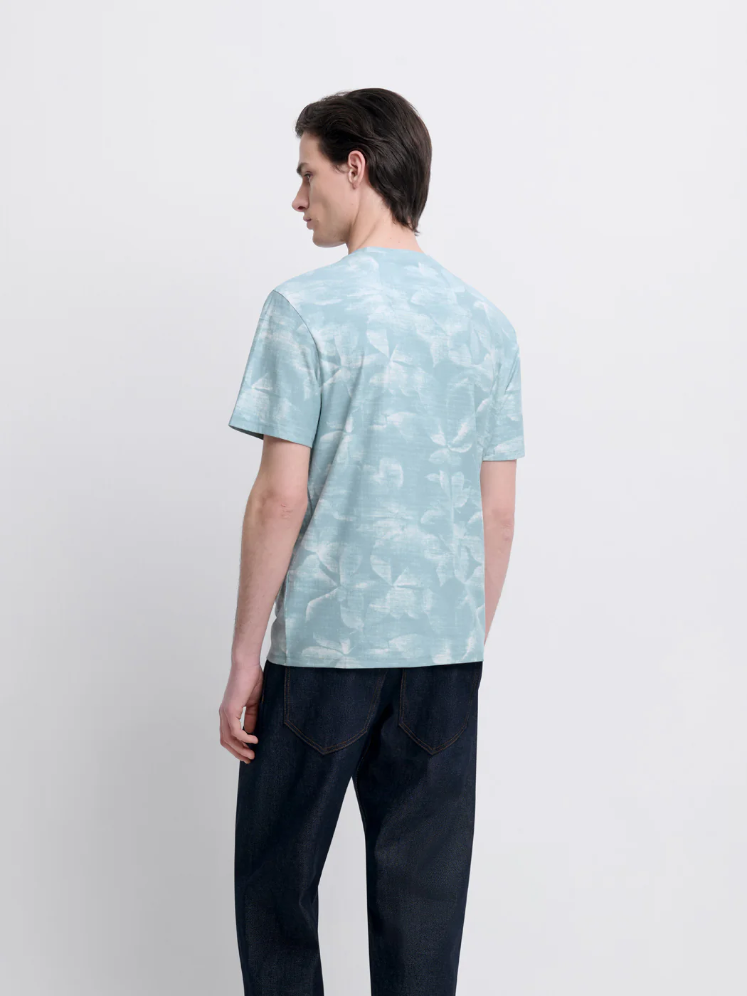 T-shirt col rond à motifs