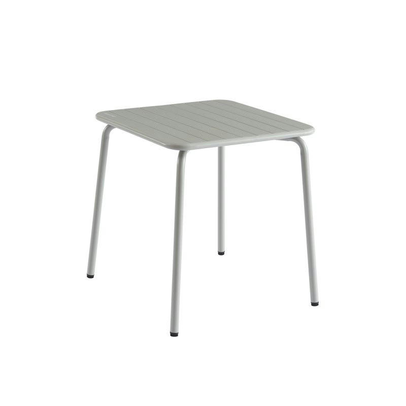 PANTONE - Table de jardin en acier gris glacier 70x70 cm